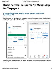 Secure File Pro secure file pro mobile instructions - Notary, Tax, & Accounting ...